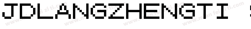 JDLANGZHENGTI SB GB字体转换